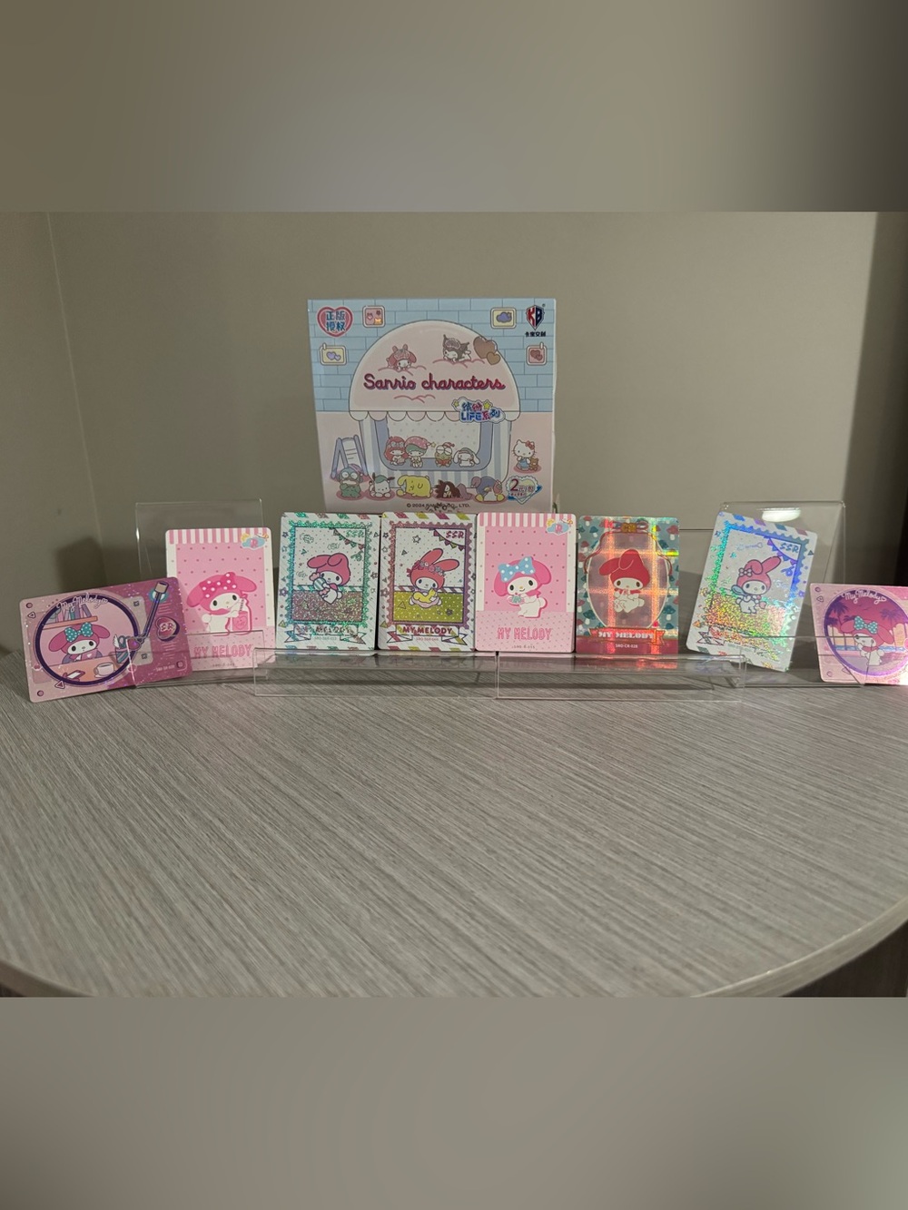 Sanrio My Melody Holographic Card Set of 8